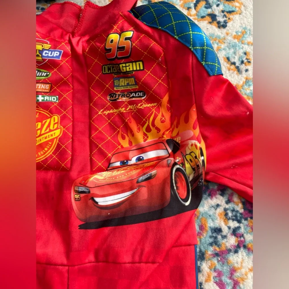 Boys McQueen Halloween Jumpsuit size 3 - Picture 2 of 5